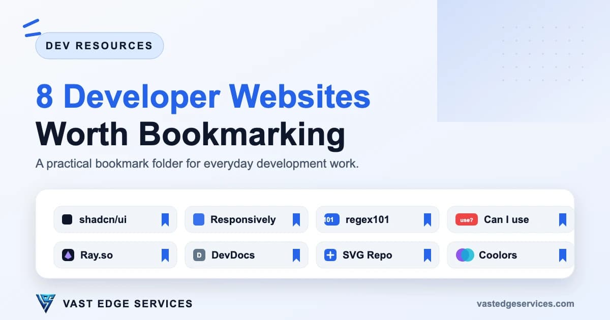 8 Developer Websites Worth Bookmarking in 2026
